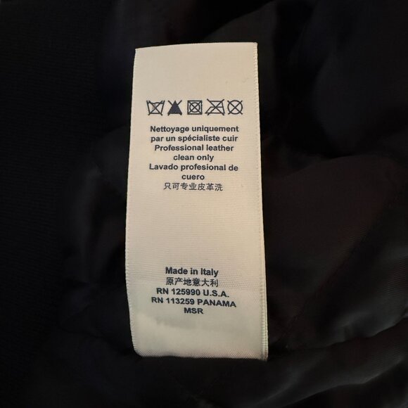 Façonnable Made in Italy Lambskin Leather Jacket • Size 54 (L/XL) • Fisam 98000 - Picture 8 of 8